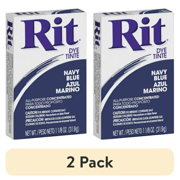 Rit All-Purpose Powder Dye, Navy Blue, 1.125 oz