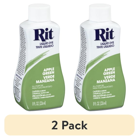 (2 pack) Rit Dye Liquid-Apple Green