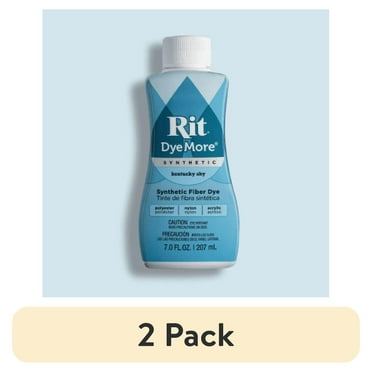 (2 pack) Rit DyeMore Dye for Synthetics, Kentucky Sky, 7 fl. oz.