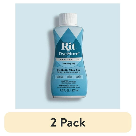(3 pack) Rit DyeMore Dye for Synthetics, Kentucky Sky, 7 fl. oz.