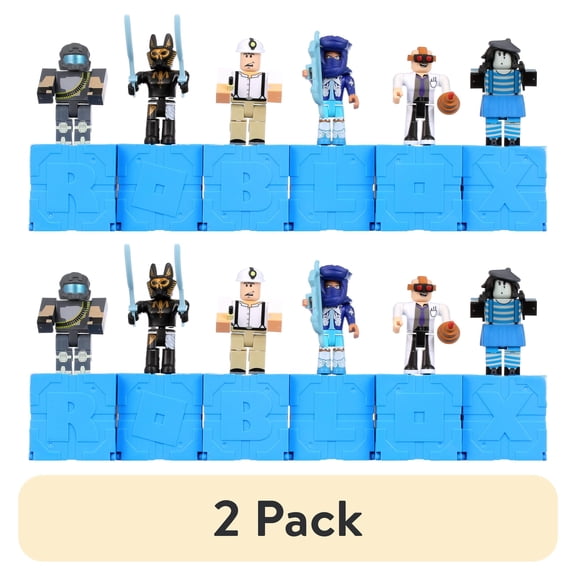(2 pack) Roblox Action Collection - Series 9 Mystery Figure Six Pack [Includes 6 Figure, 6 Boxes, May include Bonus Accessories, Collector's Checklist & 6 Virtual Item Codes]
