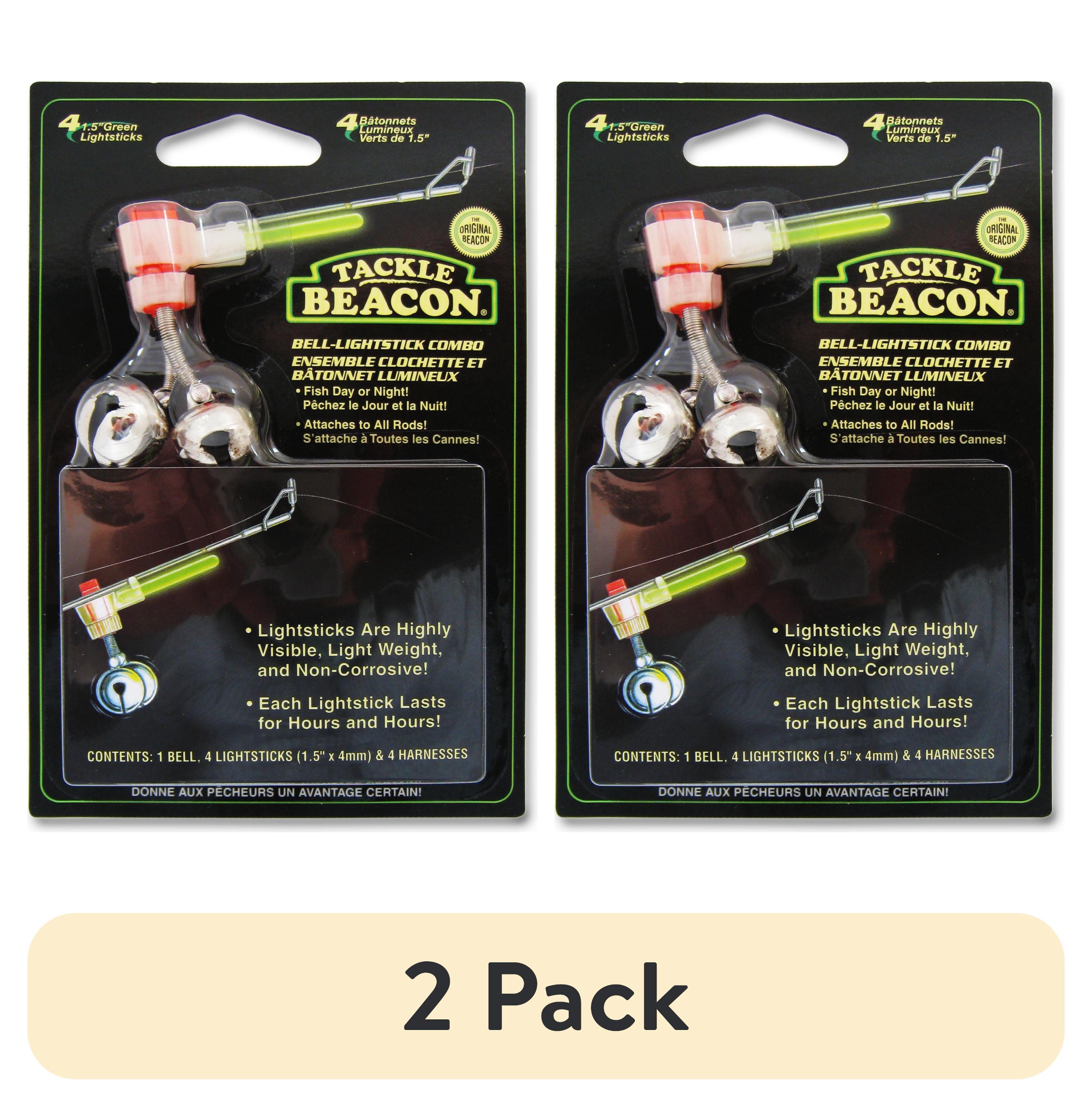 (2 pack) Rod-N-Bobb's Bell-Lightstick Combo, Green, Ring Bell