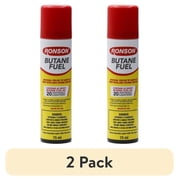 2 pack Ronson Butane Multifill 75ml/42Gr