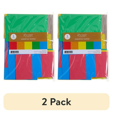 (2 pack) Roobee by Mara Mi Primary Multicolor Scrap Pack, Scrapbook Paper, Decorative Paper, 1LB price history and forecast - Roobee by Mara-Mi Roobee by Mara Mi