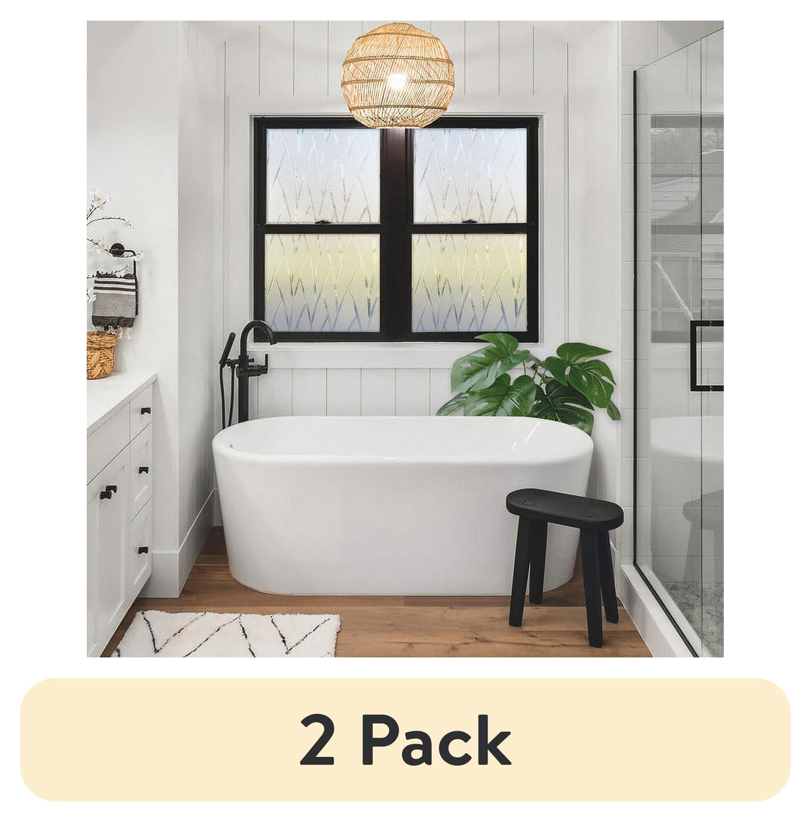 (2 pack) RoomMates Bamboo Privacy Window Film 24 in x 74 in
