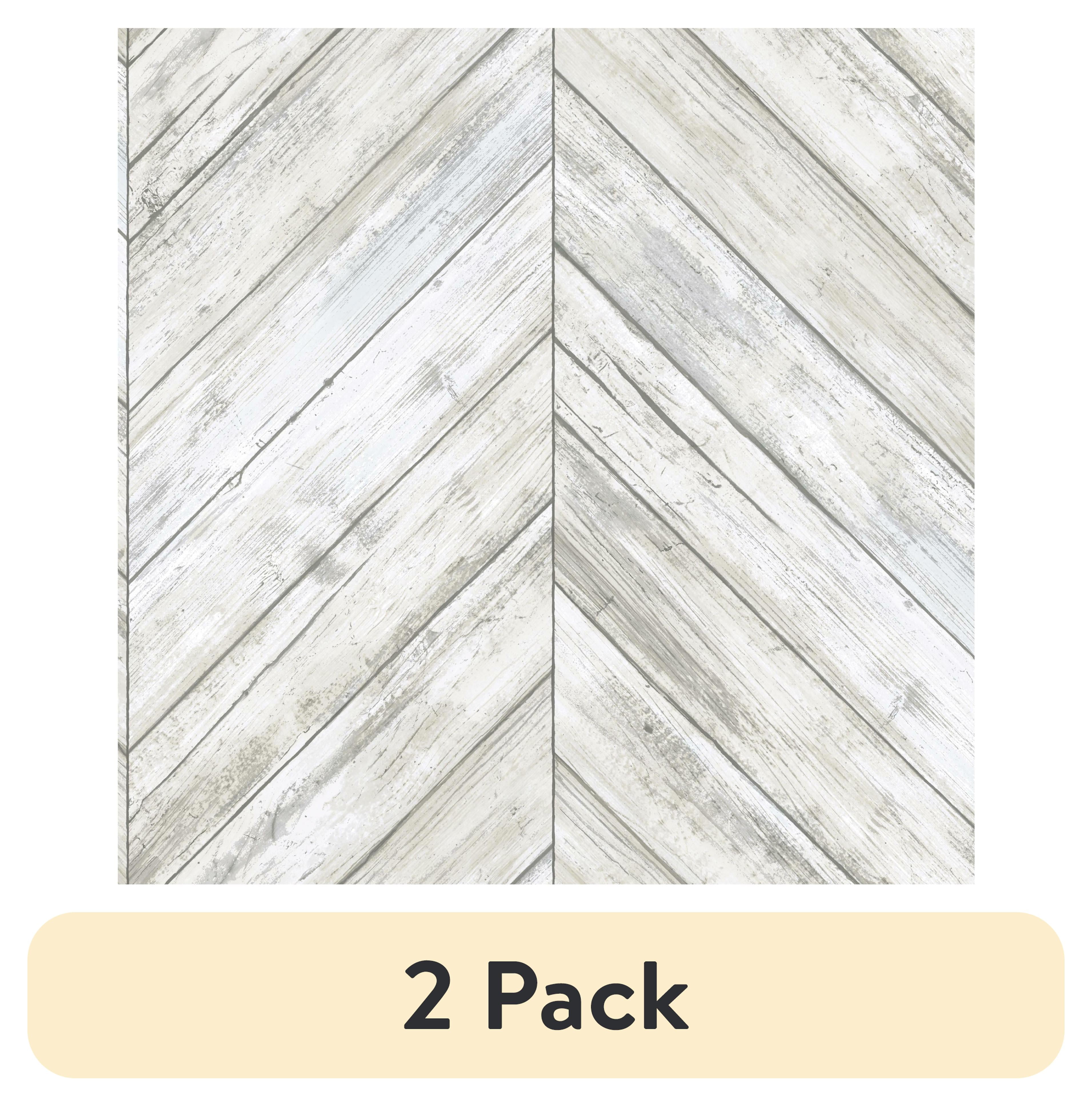 (2 pack) RoomMates Chevron Stone Peel and Stick Wallpaper