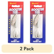 (2 pack) Rooster Tail, Flash White