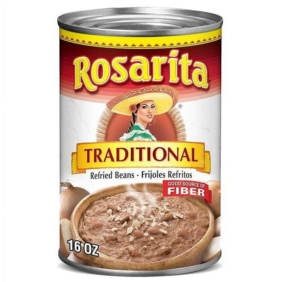 2 pack Rosarita Traditional Refried Beans, 16 oz