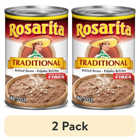 (2 pack) Rosarita Traditional Refried Beans, 40.5 oz.