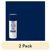 (2 pack) Royal Blue, Quick Color Gloss All Purpose Spray Paint-390616, 10 oz