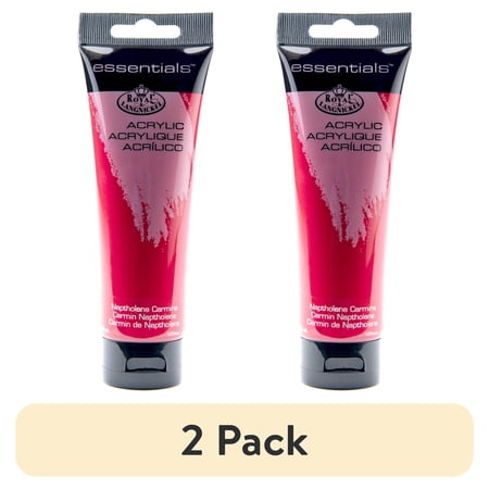 (2 pack) Royal & Langnickel Essentials 120ml Naptholene Carmine Artist Acrylic Paint