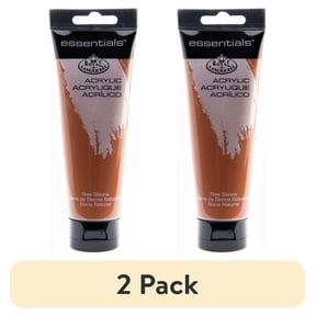 (2 pack) Royal & Langnickel Essentials 120 ml Raw Sienna Acrylic Artist Paint