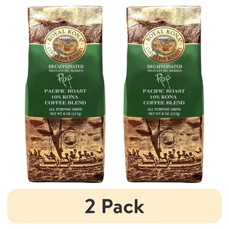 (2 pack) Hawaii Coffee Royal Kona Coffee, 8 oz