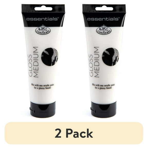 (2 pack) Royal & Langnickel - Essentials 250ml Acrylic Painting Gloss Medium