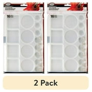(2 pack) Royal & Langnickel - Essentials Artist 16 Well Palette for Painting and Crafting