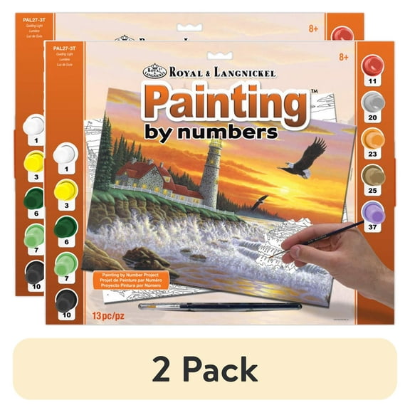 (2 pack) Royal & Langnickel(R) Paint By Number Kit 15.375"X11.25"-Guiding Light