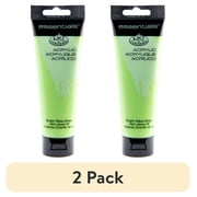 2 pack Royal & Langnickel Essentials 120ml Bright Yellow Green Artist Acrylic Paint