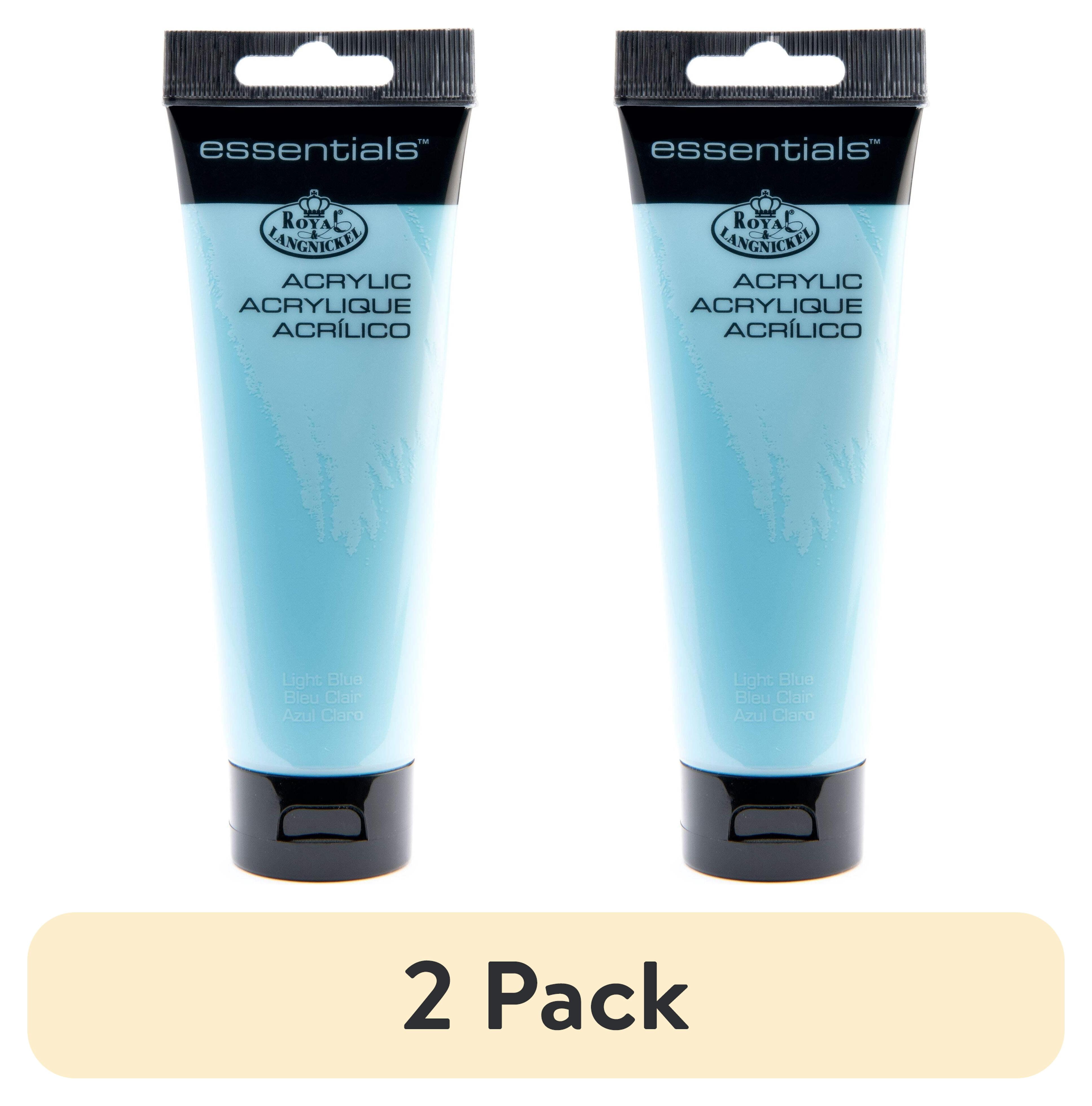 (2 pack) Royal & Langnickel Essentials 120ml Light Blue Acrylic Artist Paint