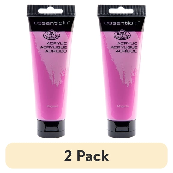 (2 pack) Royal & Langnickel Essentials 120ml Magenta Artist Acrylic Paint