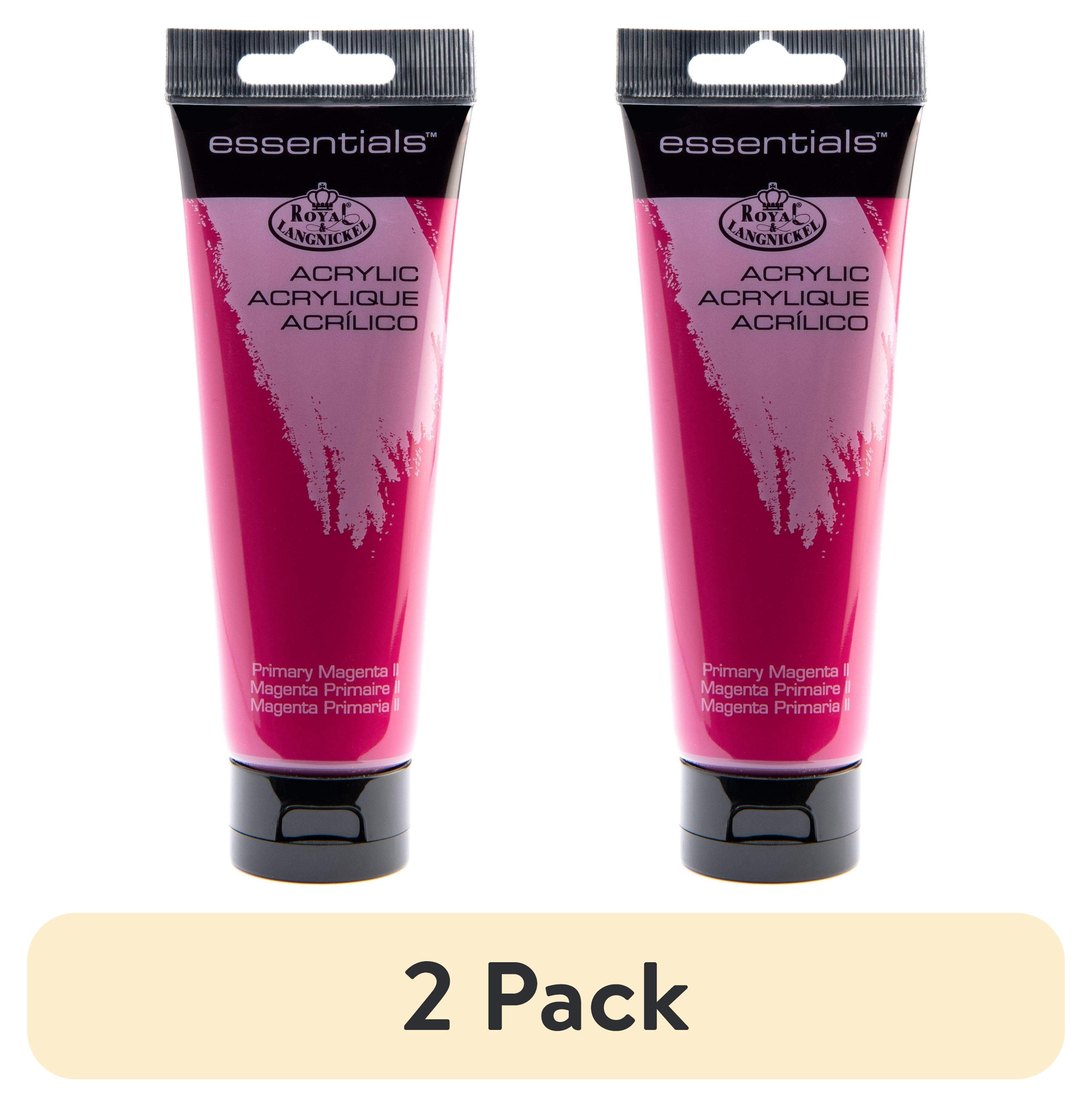 (2 pack) Royal & Langnickel Essentials 120ml Primary Magenta Artist Acrylic Paint