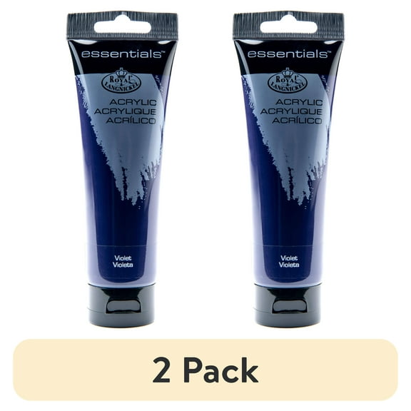 (2 pack) Royal & Langnickel Essentials Acrylic Paint - Violet, 120ml