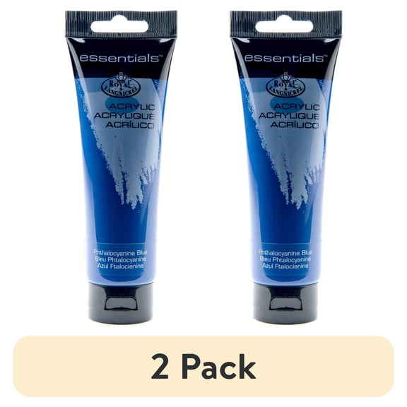 (2 pack) Royal & Langnickel Essentials Acrylic Paint - Pthalocyanine Blue, 120ml
