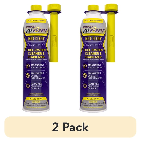 (2 pack) Royal Purple Max-Clean Fuel System Cleaner & Stabilizer, 20 fl oz