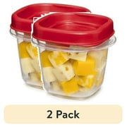 Rubbermaid Easy Find Lid, 0.5 Cup, Set of 4, Plastic Food Storage Containers