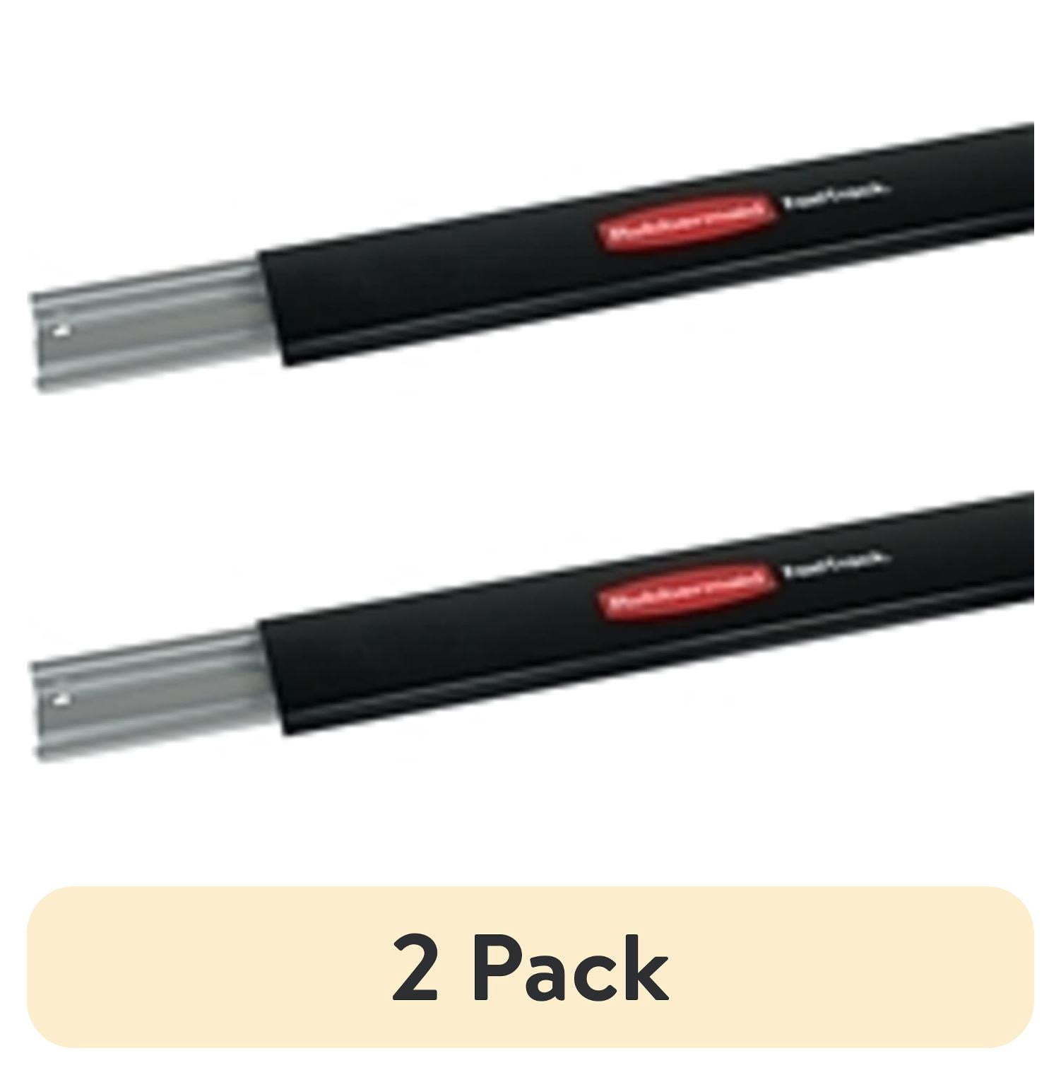 (2 pack) Rubbermaid Garage FastTrack Rail 48 in. Hang Rail, Black