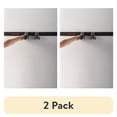 thumbnail interactive-video image 1 of (2 pack) Rubbermaid Garage FastTrack Rail Multi-Purpose Hook Bundle, 2-Pack, Satin Nickel, 1 of 12