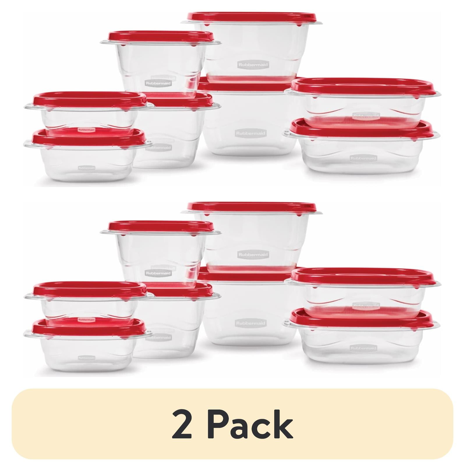 Rubbermaid TakeAlongs Food Storage Containers, 16 Piece Set