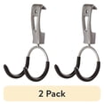 thumbnail image 1 of (2 pack) Rubbermaid Universal Metallic FastTrack Hanging Garage Hook Organizers (2 Pack), 1 of 10