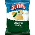thumbnail image 1 of (2 pack) Ruffles Potato Chips Jalapeno Ranch Flavored 8.0 oz Bag, 1 of 1