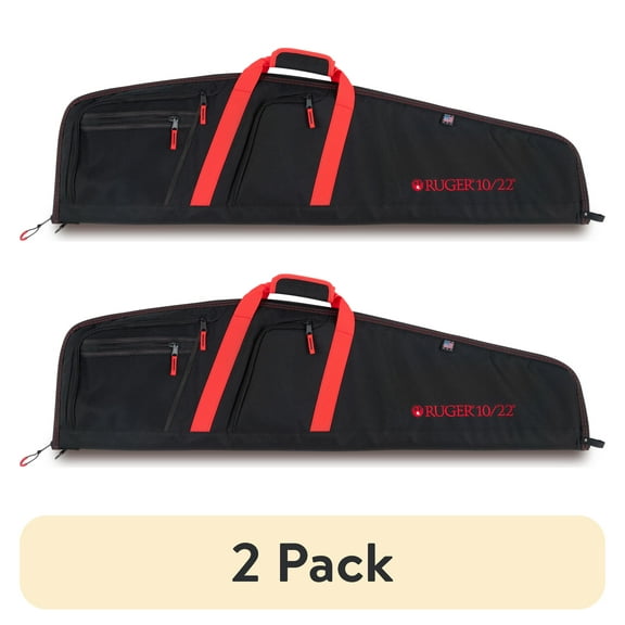 (2 pack) Ruger® 40" Flagstaff 10/22® Firearm Case, Black/Red
