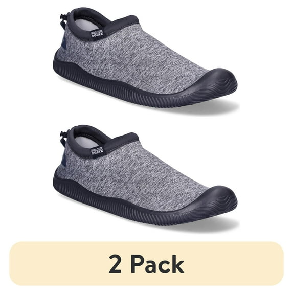 (2 pack) Rugged Shark Men’s Sock Fit Water Shoes