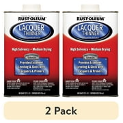 2 pack Rust-Oleum Automotive Low VOC Professional Lacquer Thinner, Clear, 1 Quart