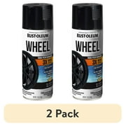 2 pack Rust-Oleum Automotive Wheel 3X Gloss Spray Paint, Black, 11 oz