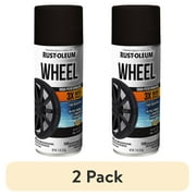 2 pack Rust-Oleum Automotive Wheel 3X Matte Spray Paint, Black, 11 oz