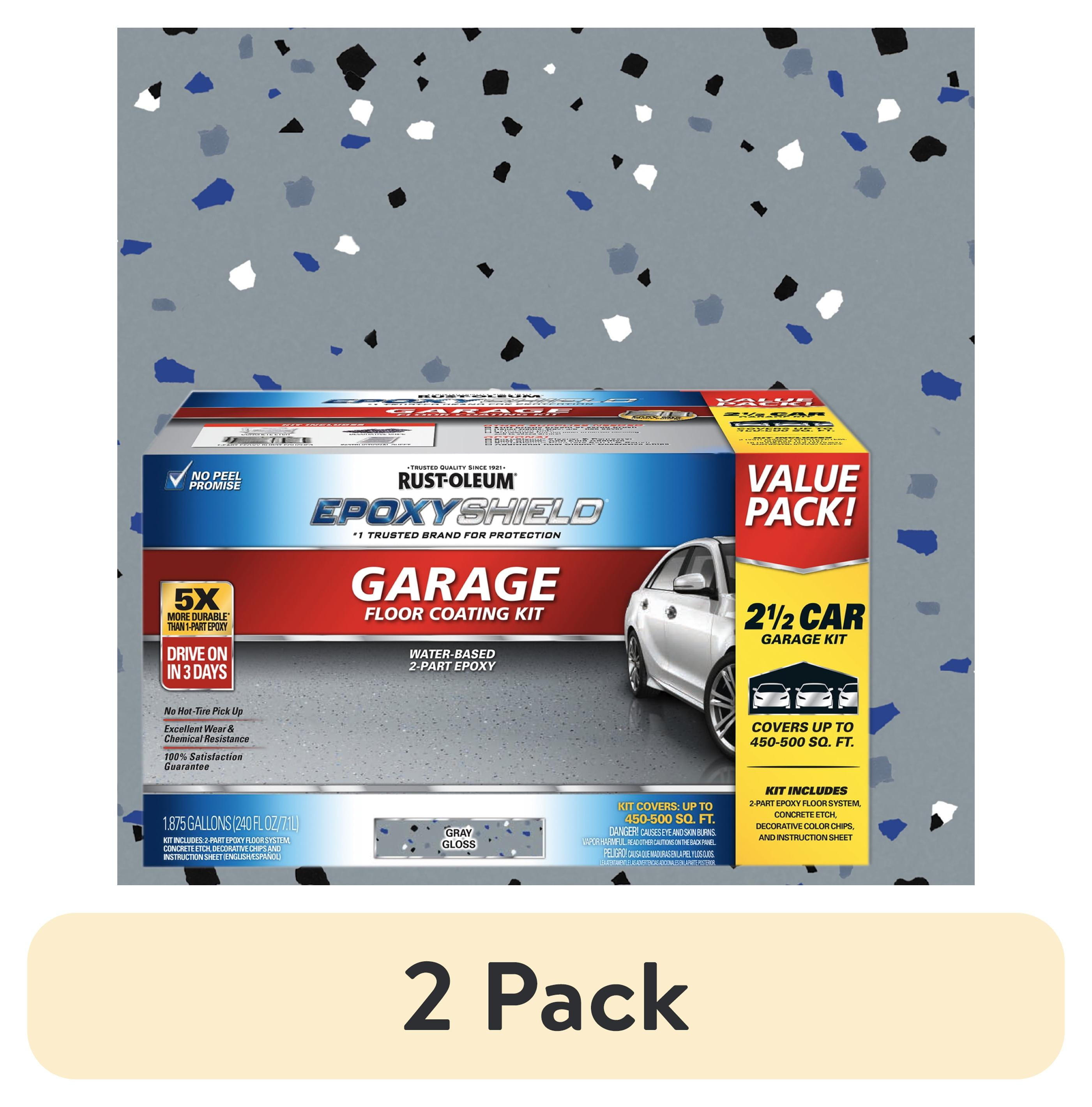 その他 pis EpoxySheild by Rustoleum 251870 2½ Car Gray Garage Floor