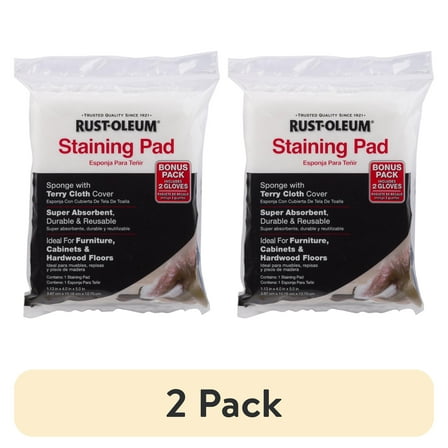 (2 pack) Rust-Oleum Staining Pad-301689, 1 Each