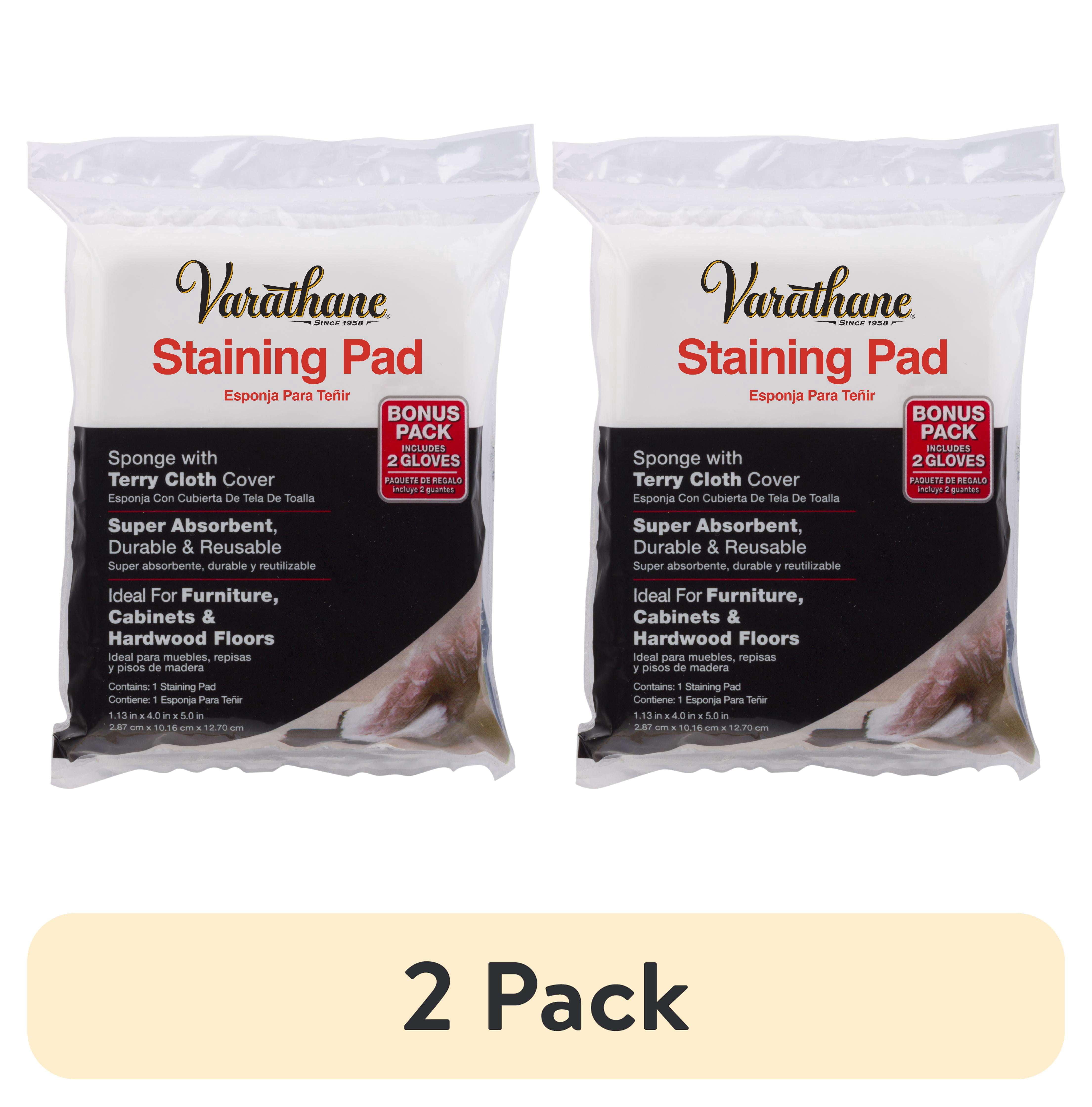 (2 pack) Rust-Oleum Staining Pad + Gloves Bonus Pack-301689