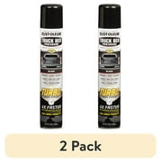 2 pack Rust-Oleum Stops Rust Turbo Automotive Flat Textured Truck Bed Spray Paint, Black, 24 oz