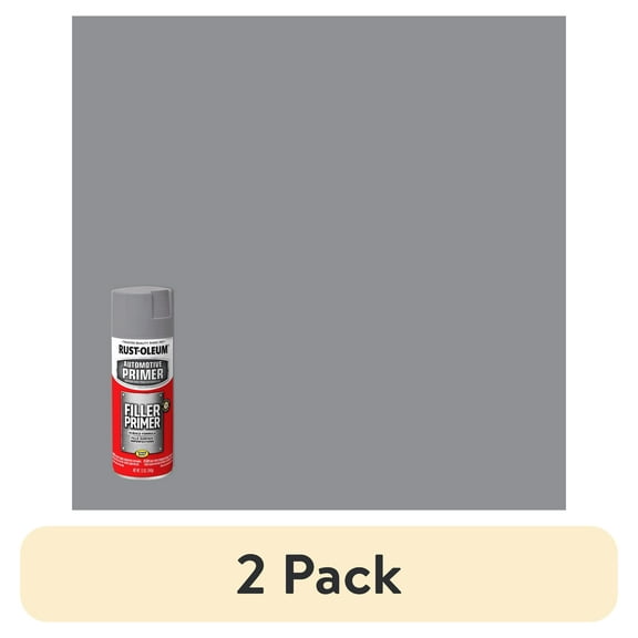 (2 pack) Rust-Oleum Gray Paint Primer, 11 oz, 1 Piece 1 Pack Multi