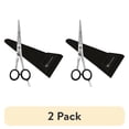 thumbnail image 1 of (2 pack) Ruvanti Professional Hair Cutting Scissors - Barber Shears for Beauty Salon Haircut and Home Use - Sharp Durable Razor Edge - Comfortable Grip Handles with Case, 1 of 8