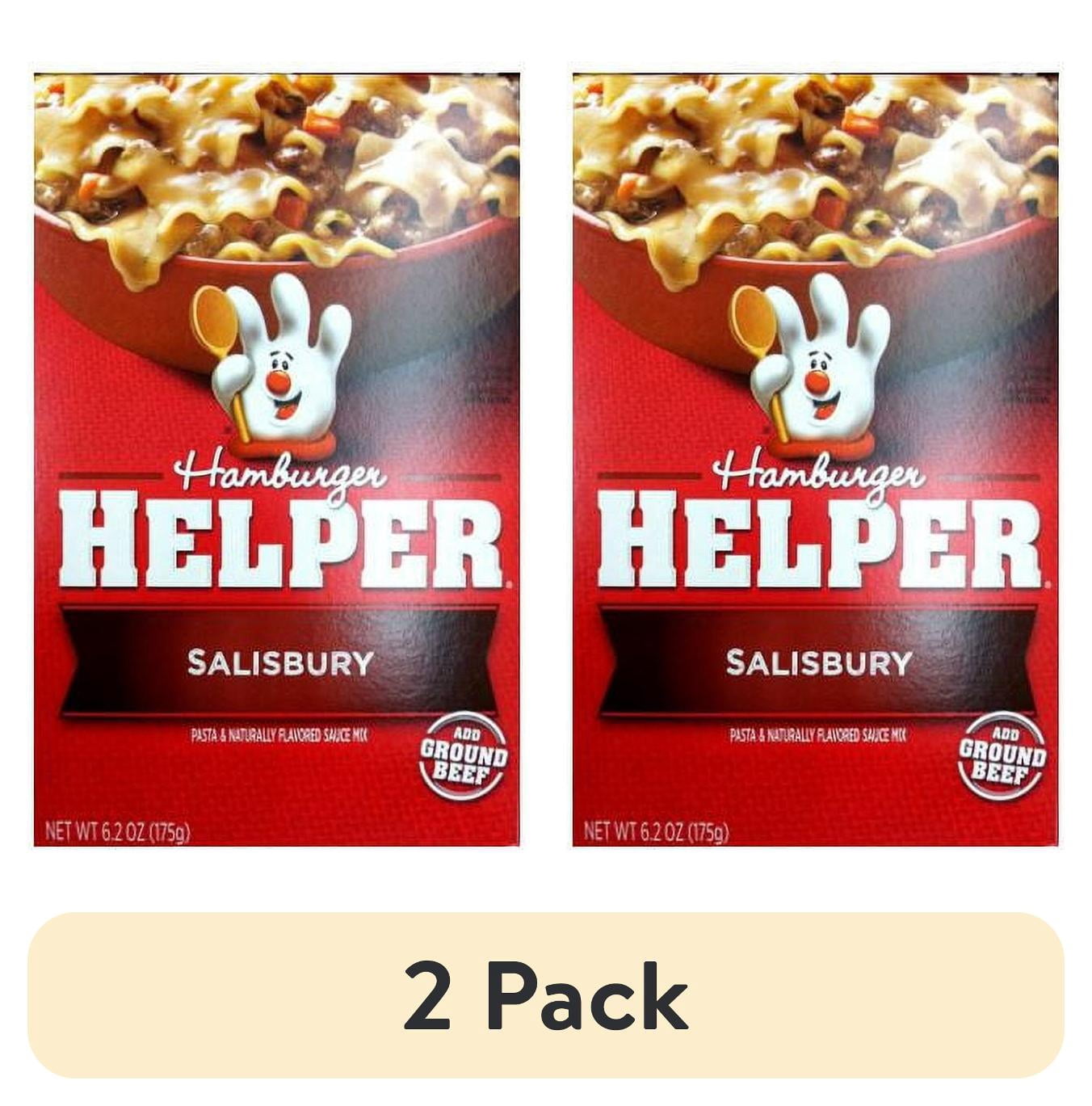 (2 pack) SALISBURY Hamburger Helper, 2 Pack, 6.2 oz