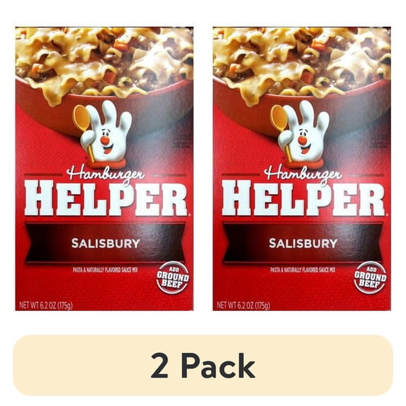 (2 pack) SALISBURY Hamburger Helper, 2 Pack, 6.2 oz