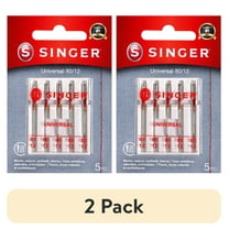 (2 pack) SINGER Size 80/12 Universal Regular Point Sewing Machine Needles (5 pack)