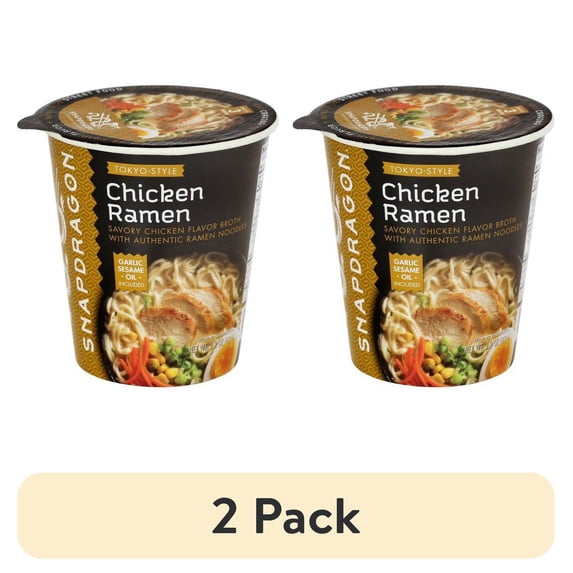 (2 pack) SNAPDRAGON RAMEN CHICKEN CUP 2.2 OZ