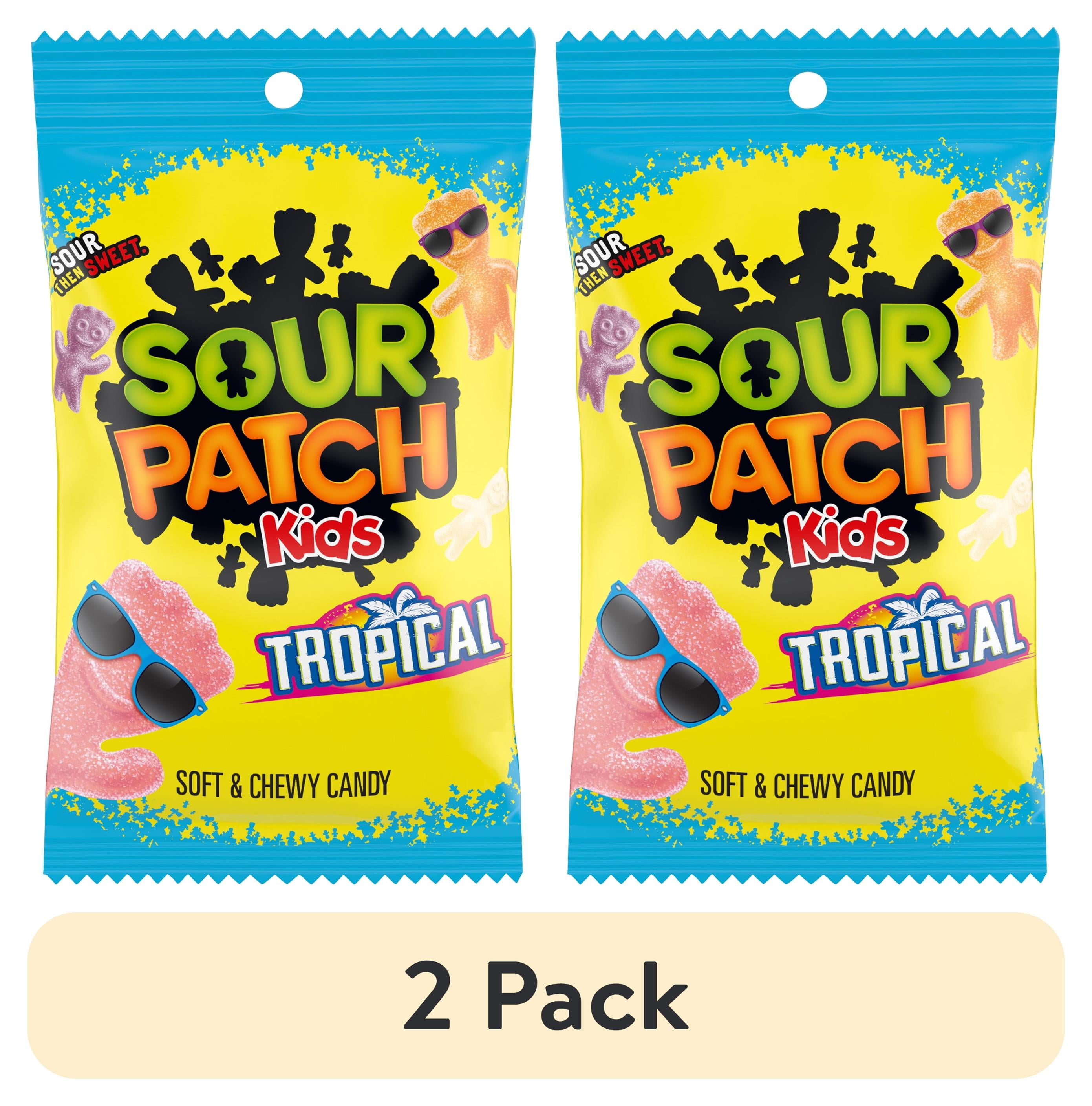 (2 pack) SOUR PATCH KIDS Tropical Soft & Chewy Gummy