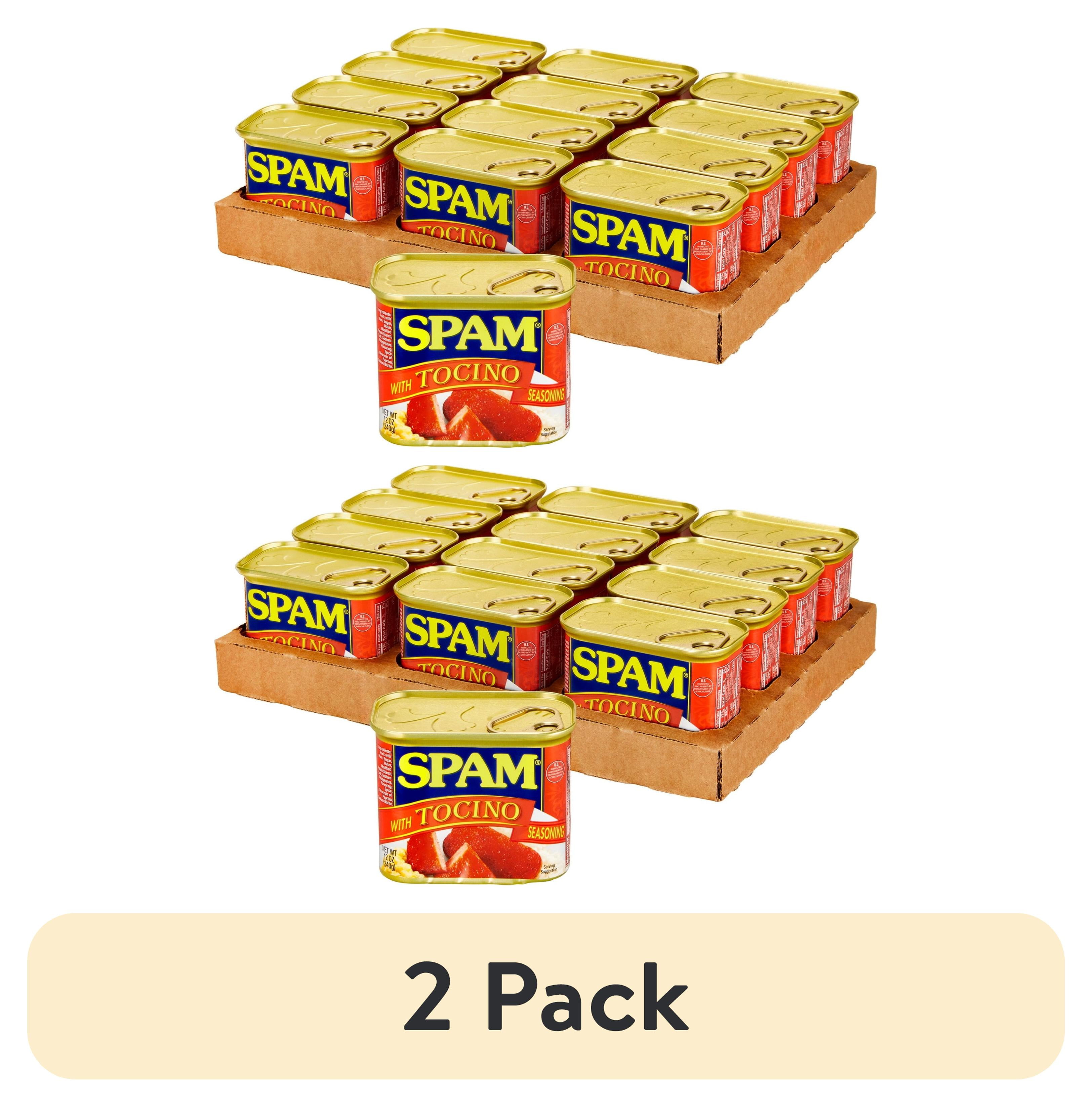2 pack) SPAM With Tocino Seasoning, 12 oz Can (12-pack) - Walmart.com